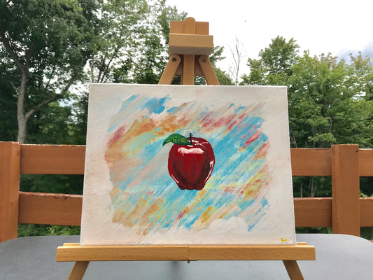 "Just An Apple" 11x14 ORIGINAL Canvas