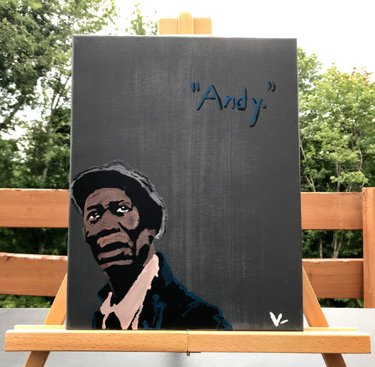 “The Line From “The Shawshank Redemption” I Quote the Most” 11x14 ORIGINAL Canvas