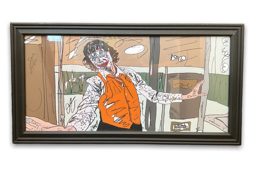 Joker Bathroom Dancing 10x20 Framed Print