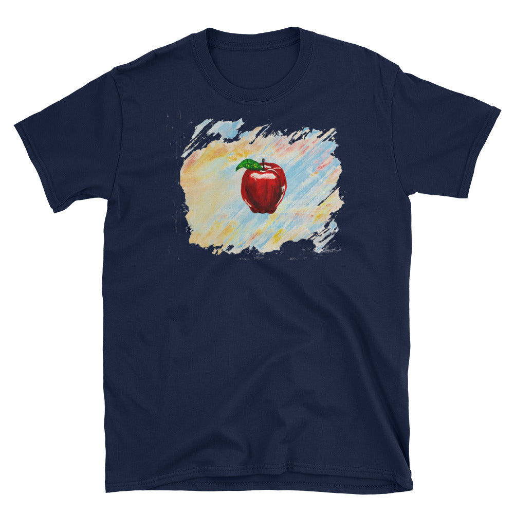 "Just an Apple on a Shirt" Short-Sleeve Unisex T-Shirt